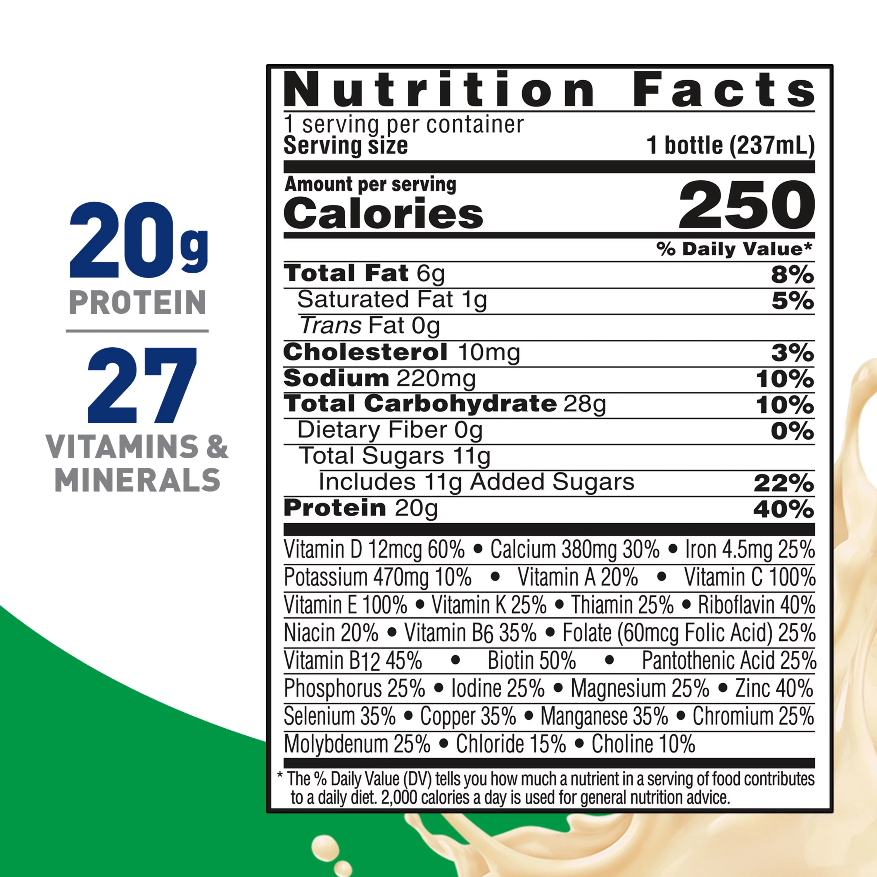 BOOST High Protein Ready to Drink Nutritional Drink, Very Vanilla, 24 Count (2 - 12 Packs)