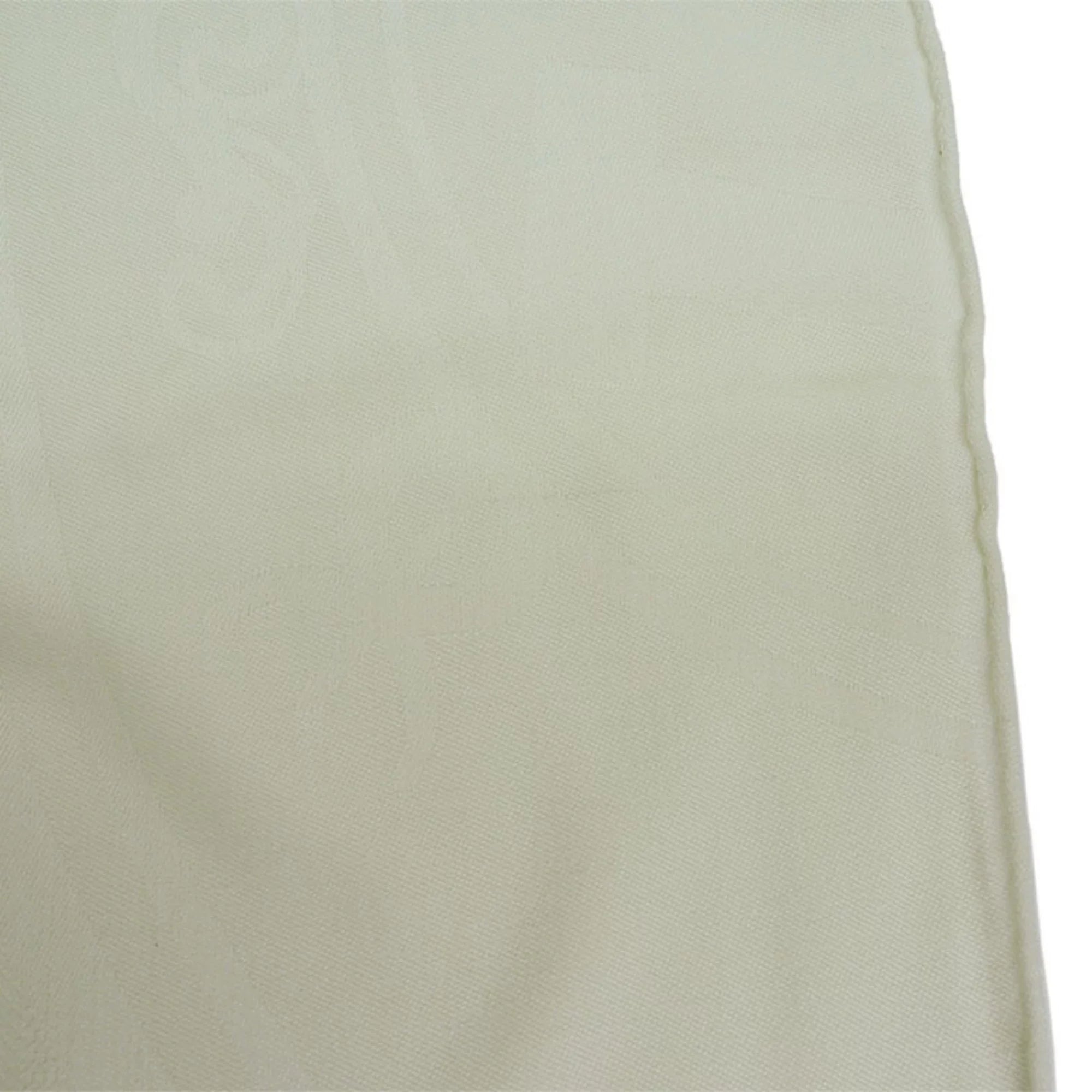 Pre-Owned Hermes HERMES New Libris Stole Yvoire White H262494S Women's (Like New)