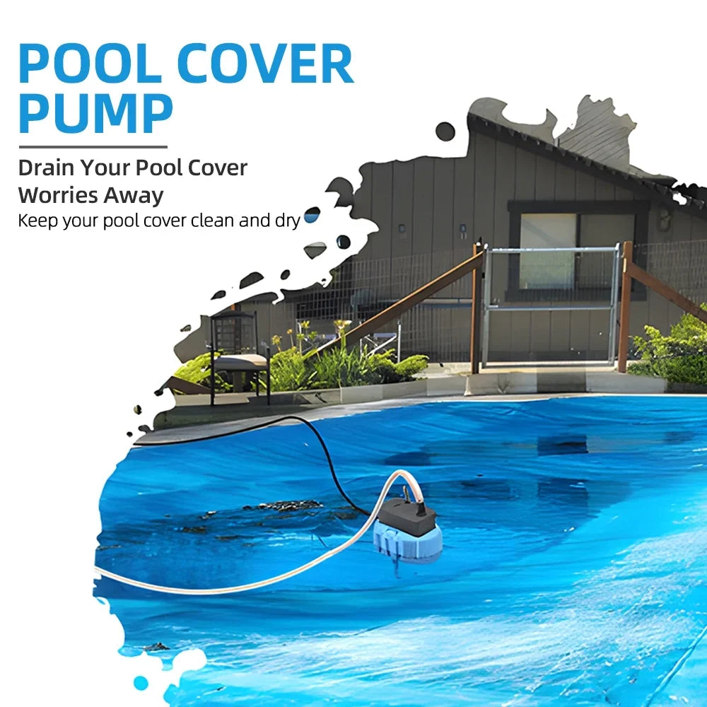 Anself Pool Cover Pump Above Ground Submersible Sump Pump