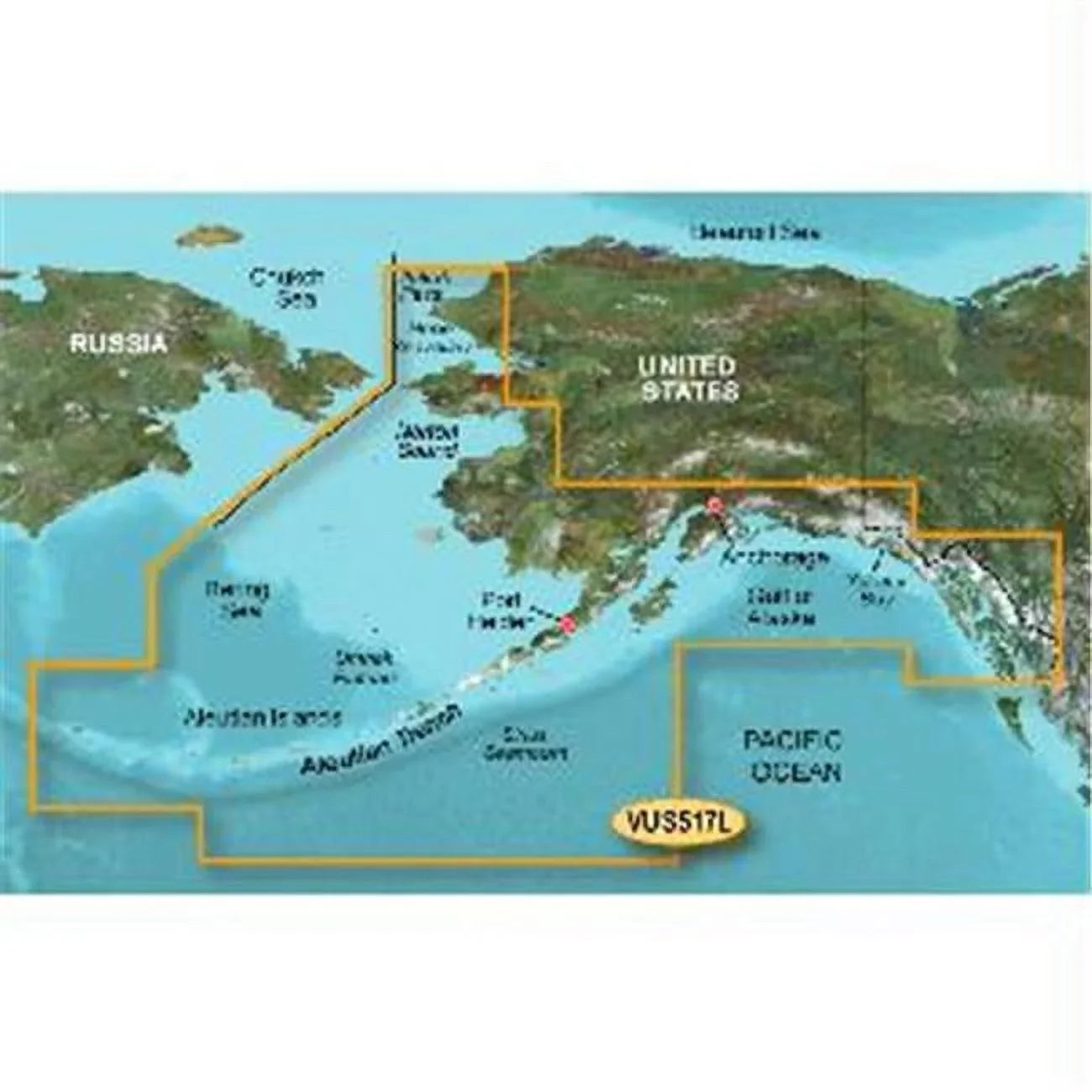 Garmin VUS517L - Alaska South - SD Card