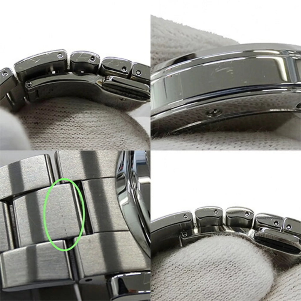 Used Gucci GUCCI watch men's G chrono date quartz stainless steel SS 101M YA101309 silver black