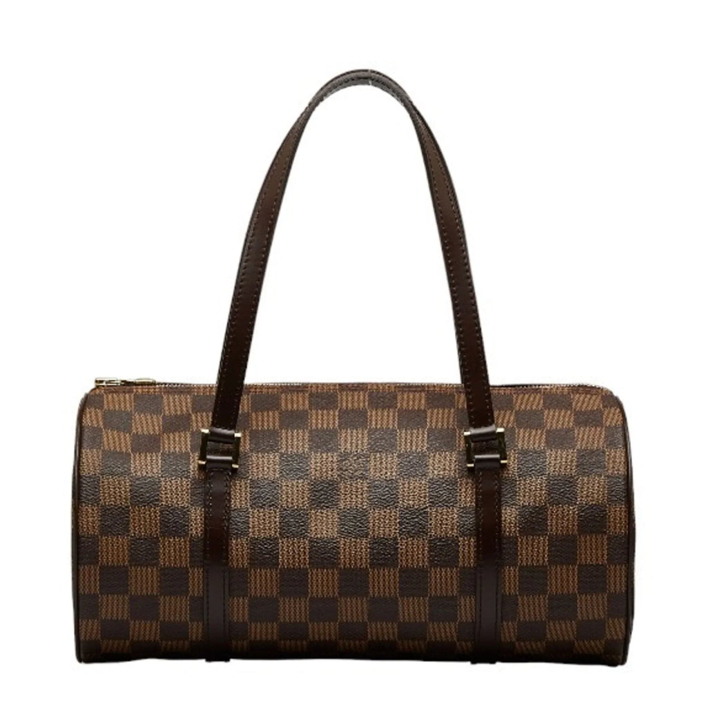 Pre-Owned Louis Vuitton Damier Ebene Papillon Handbag N51303 Brown PVC Leather Women's LOUIS VUITTON (Good)