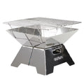 HAKONG Stainless Steel Portable BBQ Grill  Foldable Design Perfect for Traveling and Picnic Barbecue