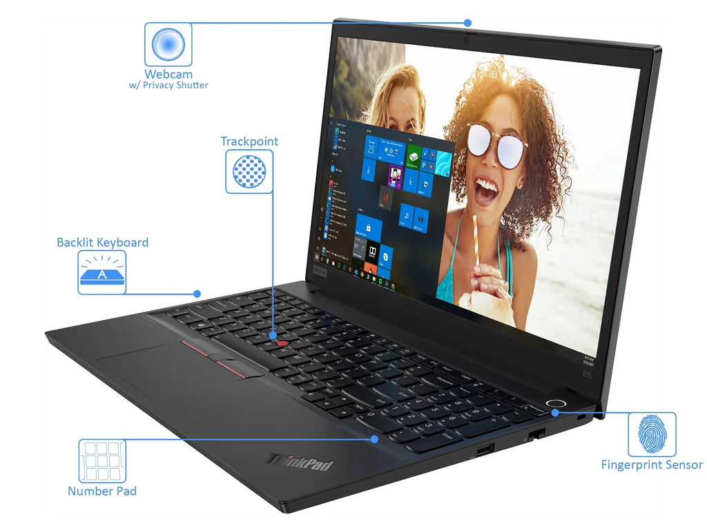 Lenovo thinkPad E15 Gen 2 Portable PC, 15.6" IPS FHD Monitor, Microprocessor Core i7-1165G7 Upto 4.7GHz, 16GB RAM, 1TB NVMe SSD, HDMI, Thunderbolt, Wi-Fi, Bluetooth, Windows 10 Pro