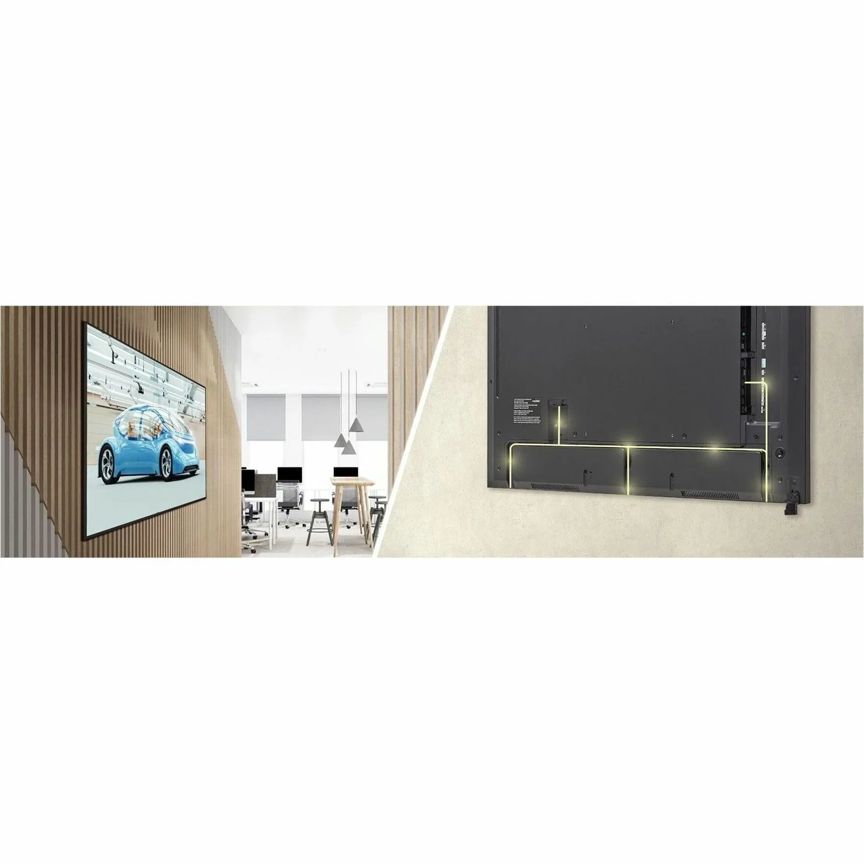 LG Electronics - 43UH5N-E - LG 43UH5N-E UHD Signage Screen - 43 LCD - In-plane Switching (IPS) Technology - 24 Hours/7 Days Operation - 16 GB - 3840 x 2160 - Edge LED - 500 Nit - 2160p - HDMI - USB -