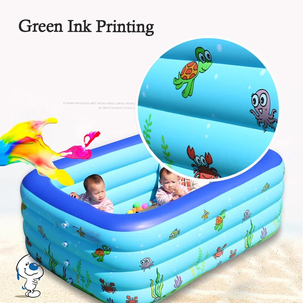 moobody Portable Swimming Pool Inflatable Swimming Pool Basin Kid Bathtub