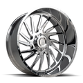 LUXXX HD FORGED LHD PRO 1 HORNET 26X14 8X165 -76ET 125CB HIGH POLISHED WHEEL