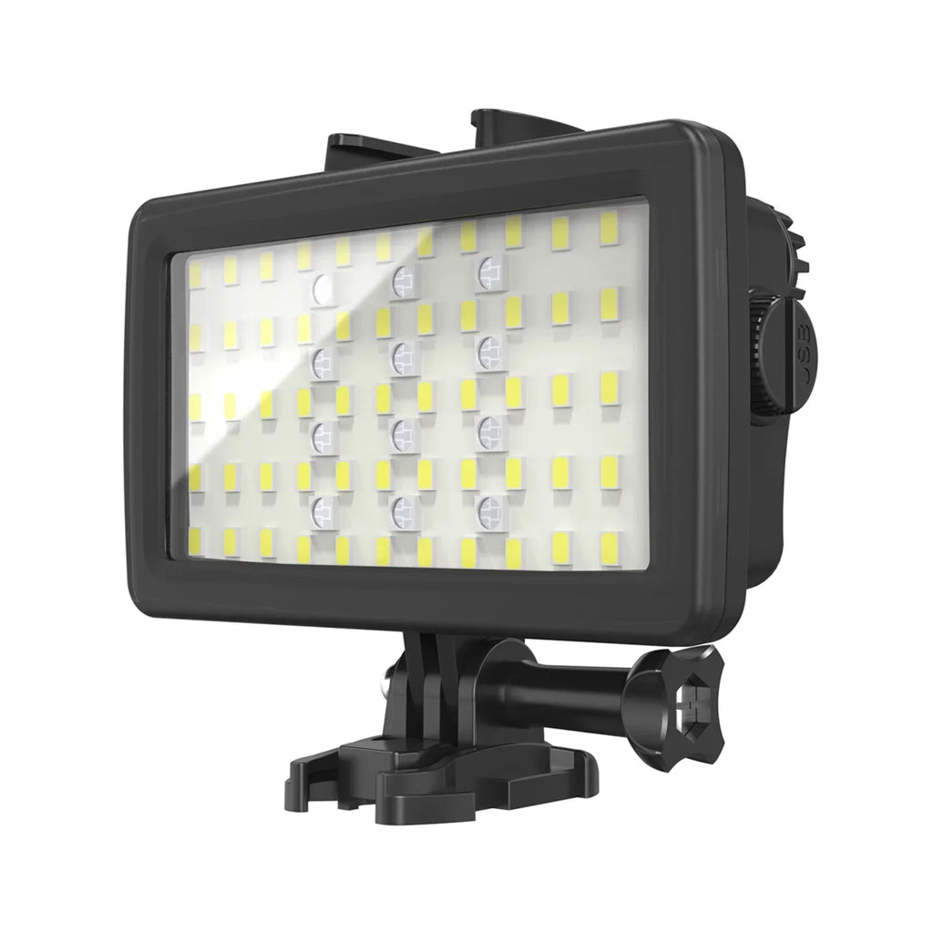 Walmeck Andoer SL-20 Waterproof RGB Fill   Video  8  Modes CRI95+ Dimmable IPX8 Underwater 40M Built-in Rechargeable Battery for Diving Snorkeling Underwater Photography Video Replacement for GoPro