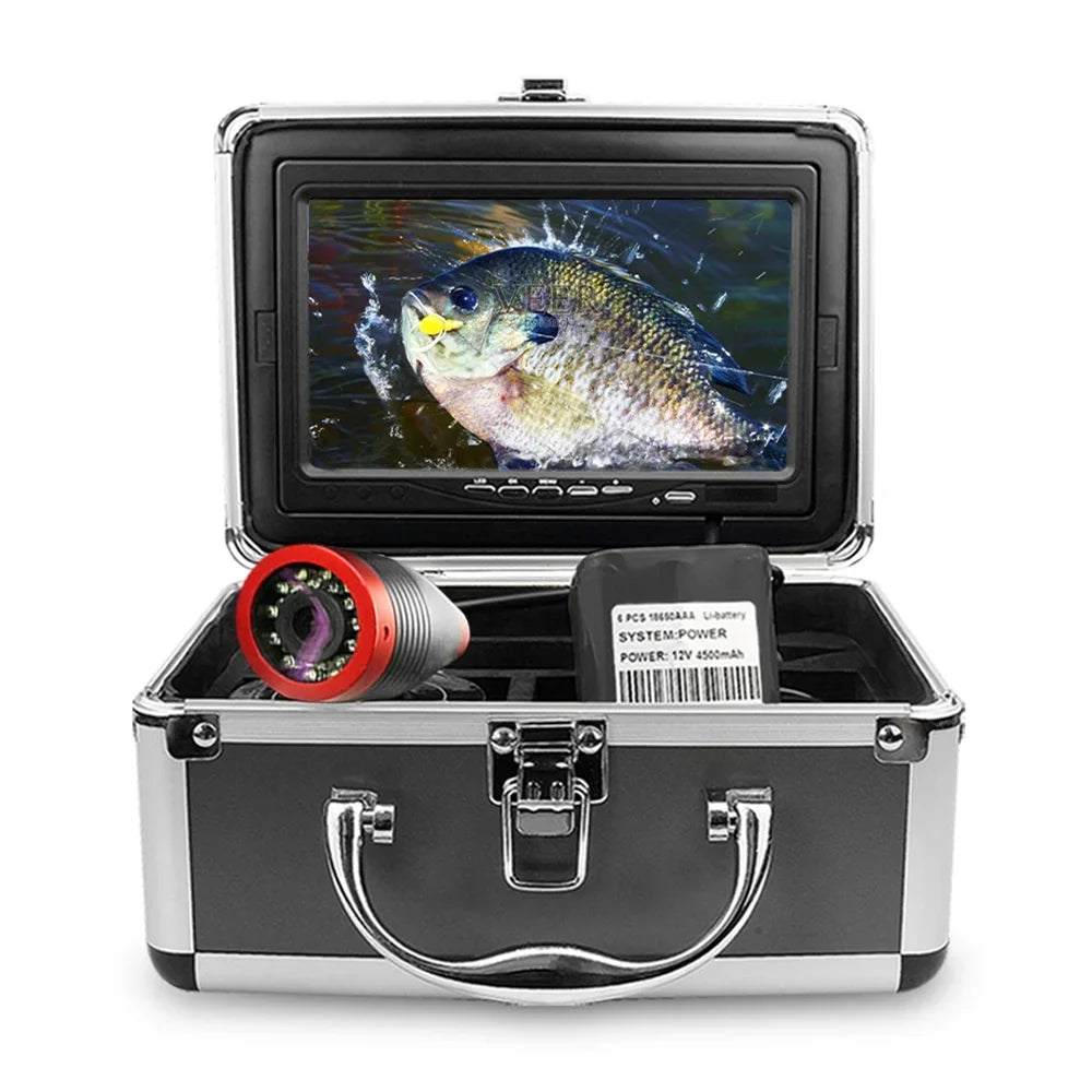 Erchang Underwater Fishing Camera Portable Fish Finder with 7 Inch Screen for Boat Kayak Lake Sea Fishing