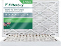 Filterbuy 12x30x2 MERV 13 Pleated HVAC AC Furnace Air Filters (2-Pack)