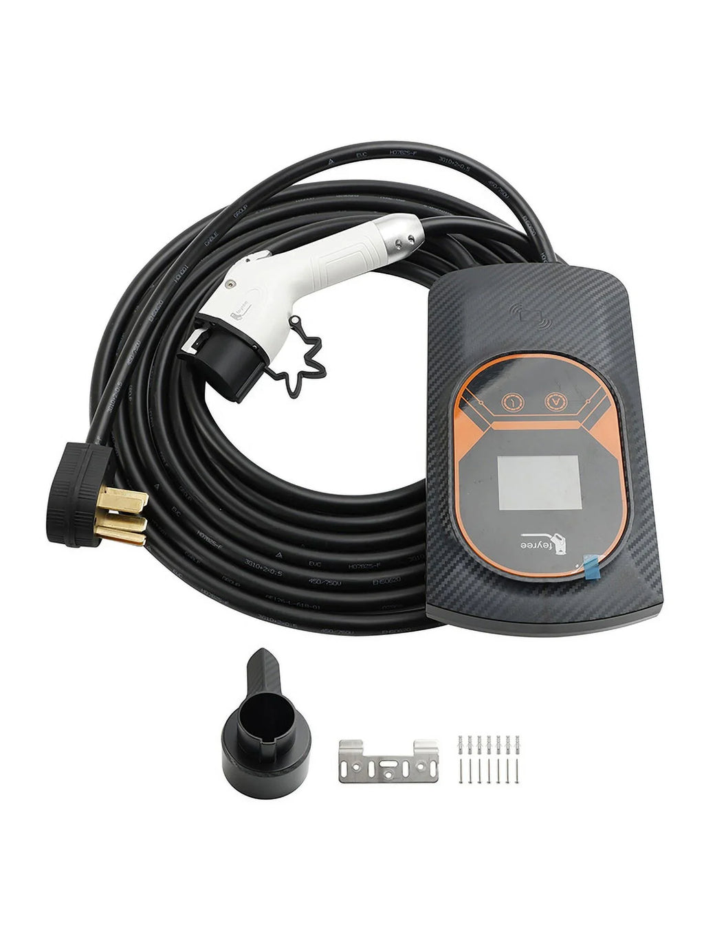 Electric Vehicle EV Charger 50Amp 240V 26FT Cable Charging Station Level 2 APP