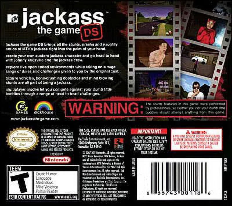 Jackass the Game NDS