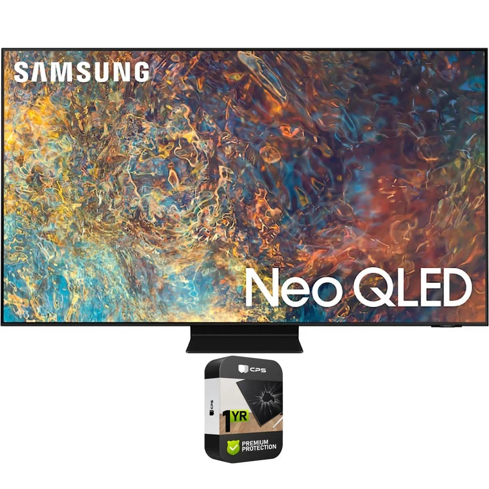Samsung QN65QN90AA 65 Inch Neo QLED 4K Smart TV (2021) Bundle with Premium Extended Service Contract