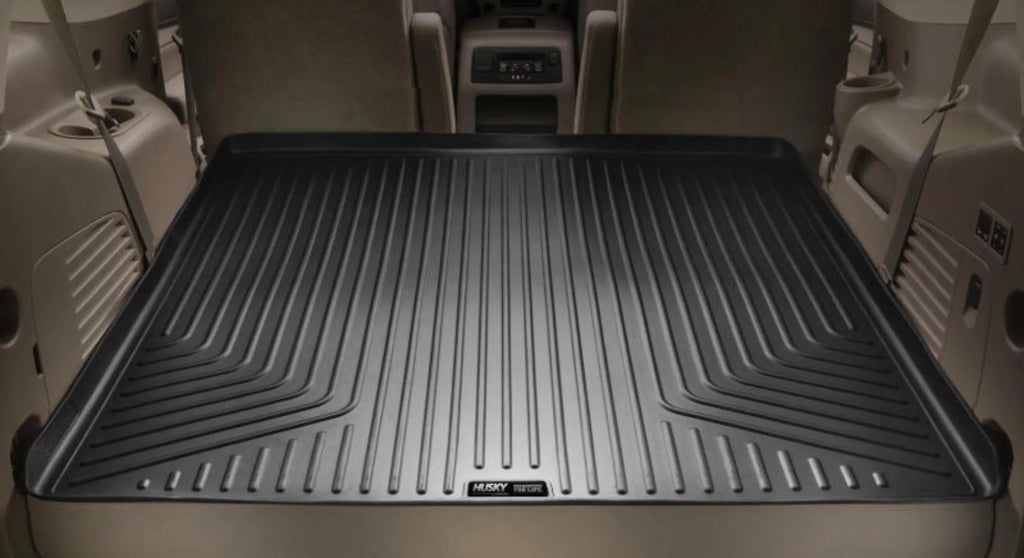 Husky by RealTruck Weatherbeater Series Cargo Liner Black Compatible with 07-12 Chevrolet Tahoe/07-12 GMC Yukon; w/ or w/o 3rd row Seat