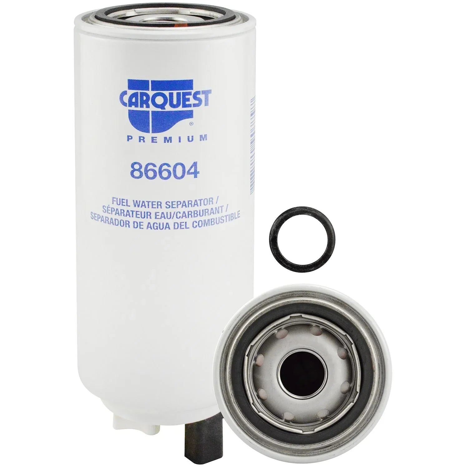 Carquest Premium Fuel/Water Separator Spin-on with Drain, Square Sensor Port and Reusable Sensor