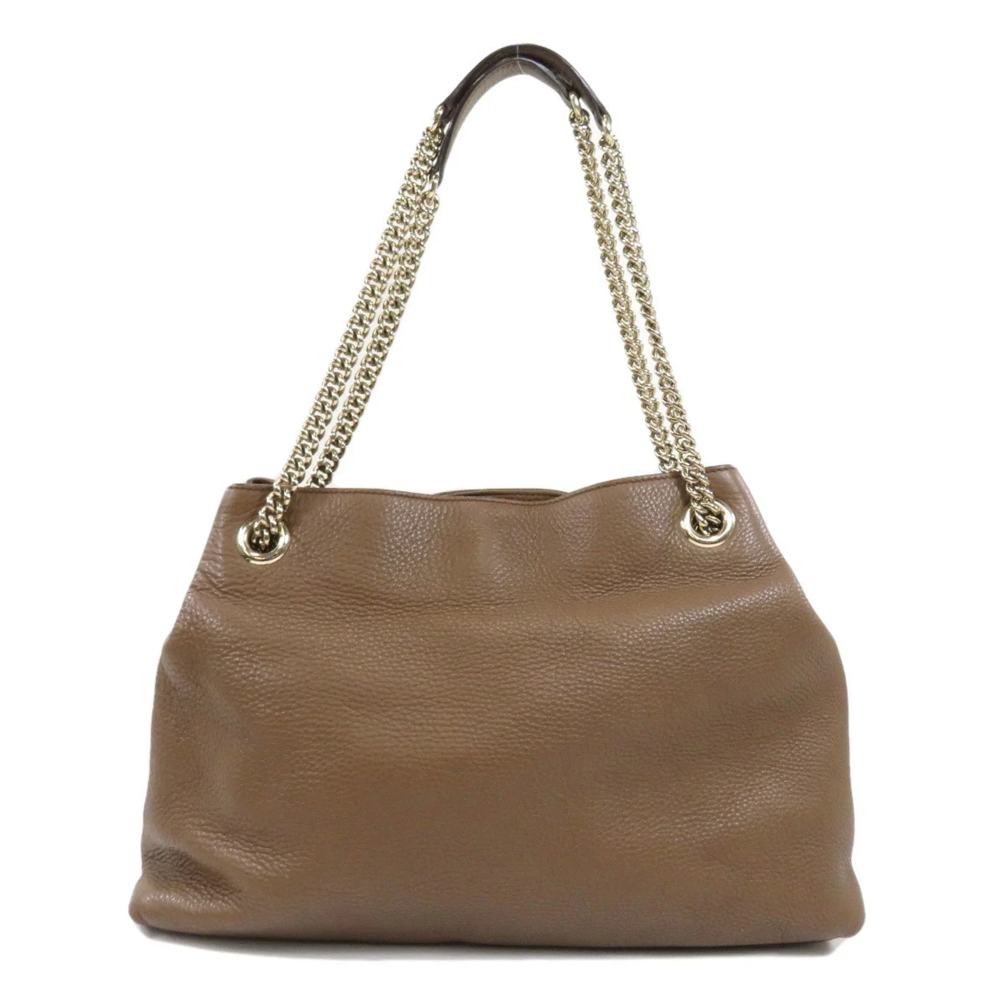 Pre-Owned Gucci 308982 Soho Chain Bag Tote Calf Ladies (Good)