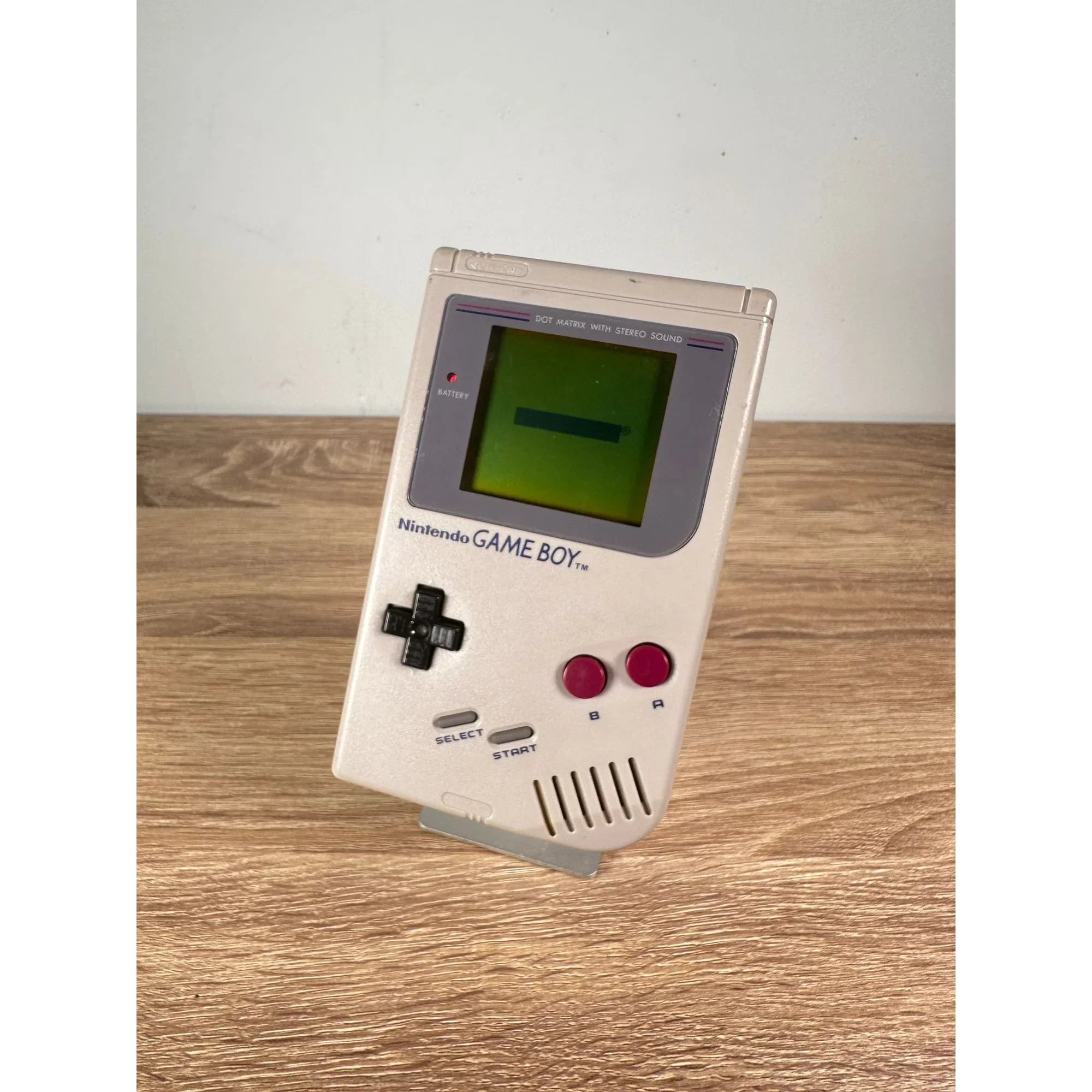 Renewed Original Nintendo Game Boy Console Classic Grey Tested and Cleaned Works Great, Rare Collectable (Refurbished)