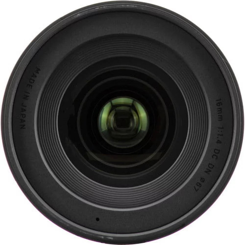 Sigma Contemporary - Lens - 16 mm - f/1.4 DC DN - Sony E-mount - for Sony Cinema Line; a VLOGCAM; a1; a6700; a7 IV; a7C; a7C II; a7CR; a7R V; a7s III; a9 III