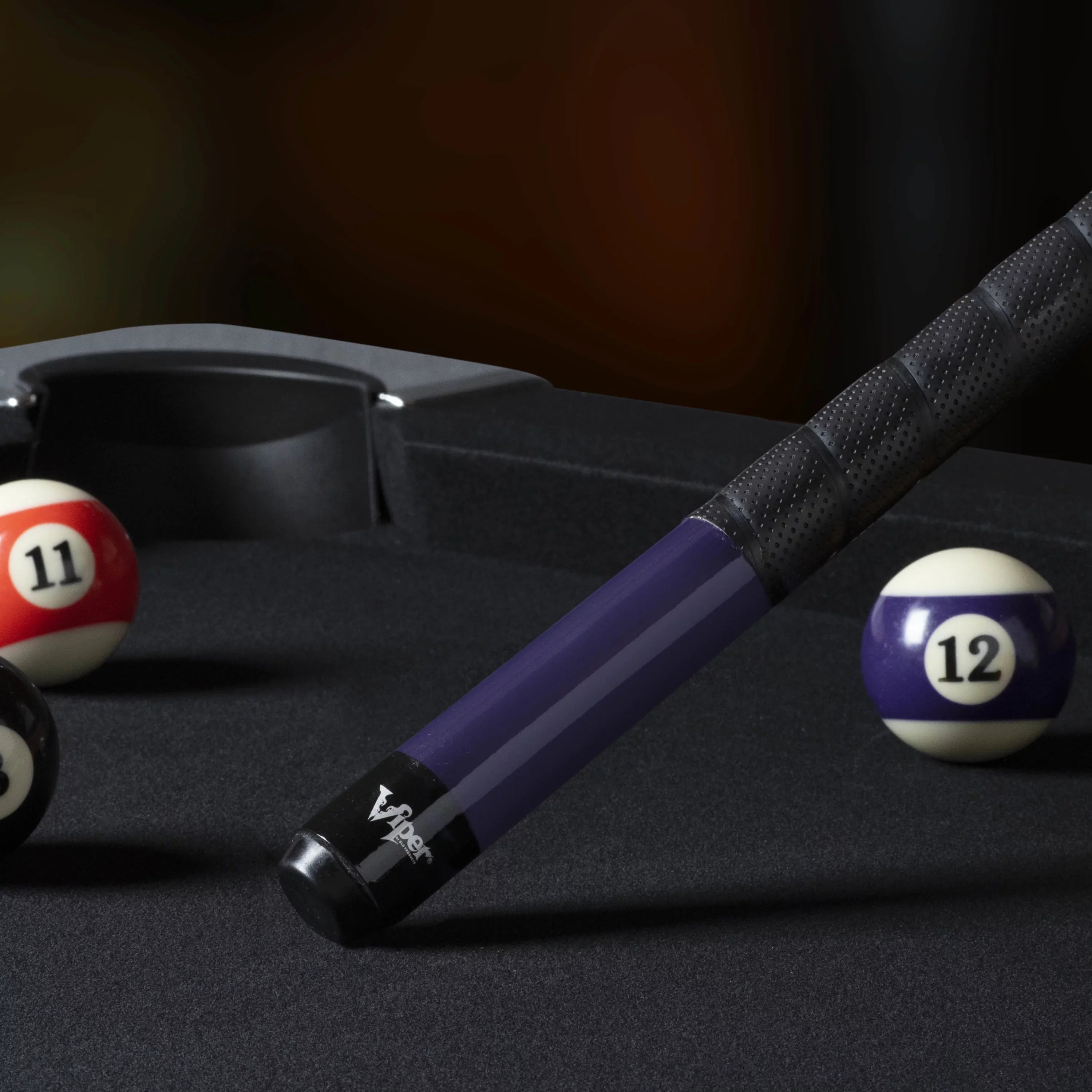 Viper Sure Grip Pro 58" Billiard/Pool Cue, 2 Piece, Purple, 19 Ounce