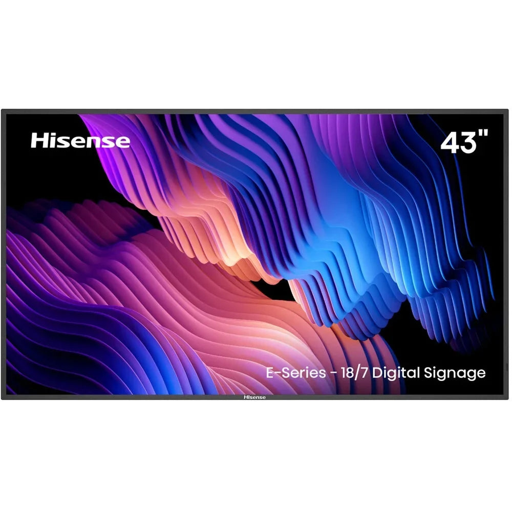 Hisense 43B4E31T-A000 43 in. E-Series UHD 4K 500 Nits Prosumer 18 x 7 Landscape Digital Signage Screen