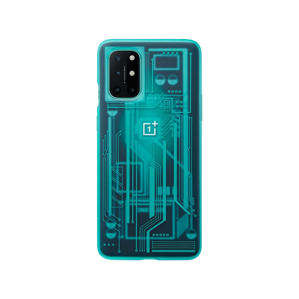 Original OnePlus 8T Quantum Bumper Case  Cyborg Cyan