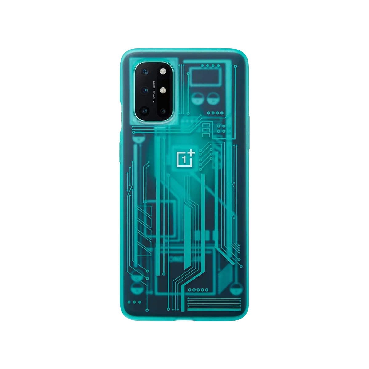 Original OnePlus 8T Quantum Bumper Case  Cyborg Cyan