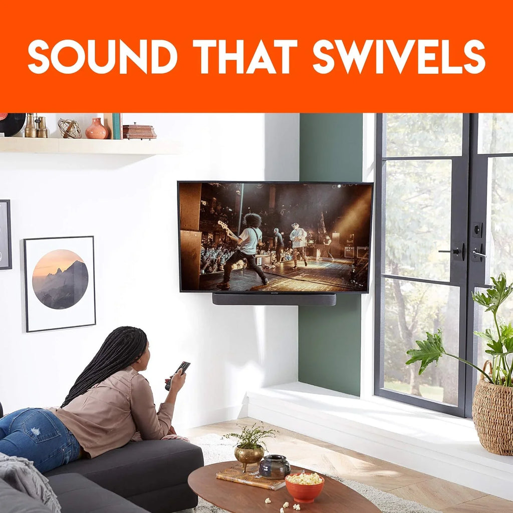 ECHOGEAR Sound Bar Mounting Brackets for TVs - Adjust Height & Depth for Maximum Compatibility Between Your TV & Soundbar - Works with with LG, Vizio, Bose, Dolby Atmos Speakers & More