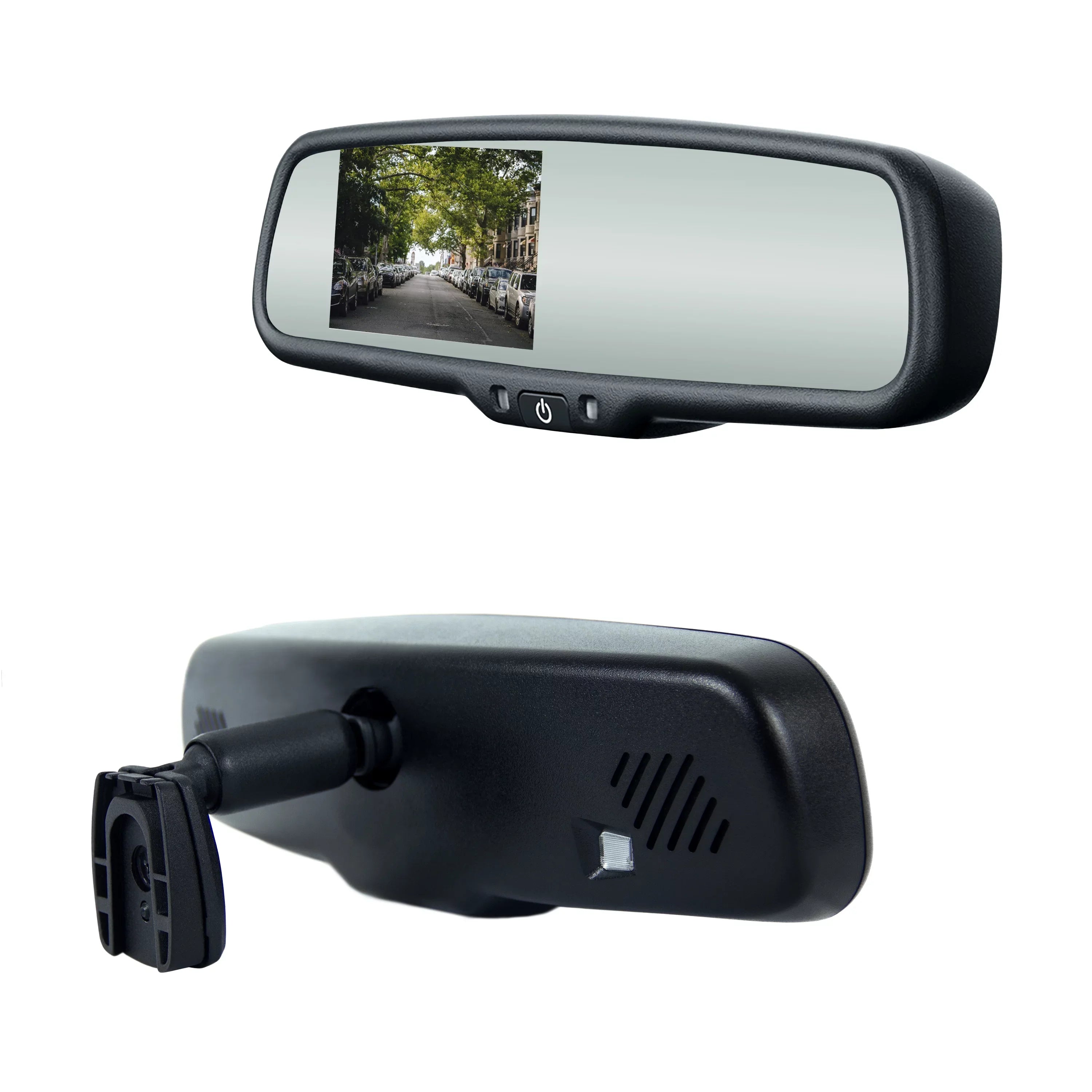 Master Tailgaters OEM Rear View Mirror with 4.3" LCD Screen & Wireless Transmitter | Universal Fit Mount for Cars