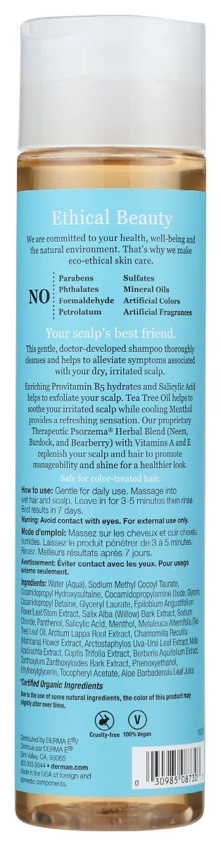 Derma-E Scalp Relief Shampoo, 10 oz