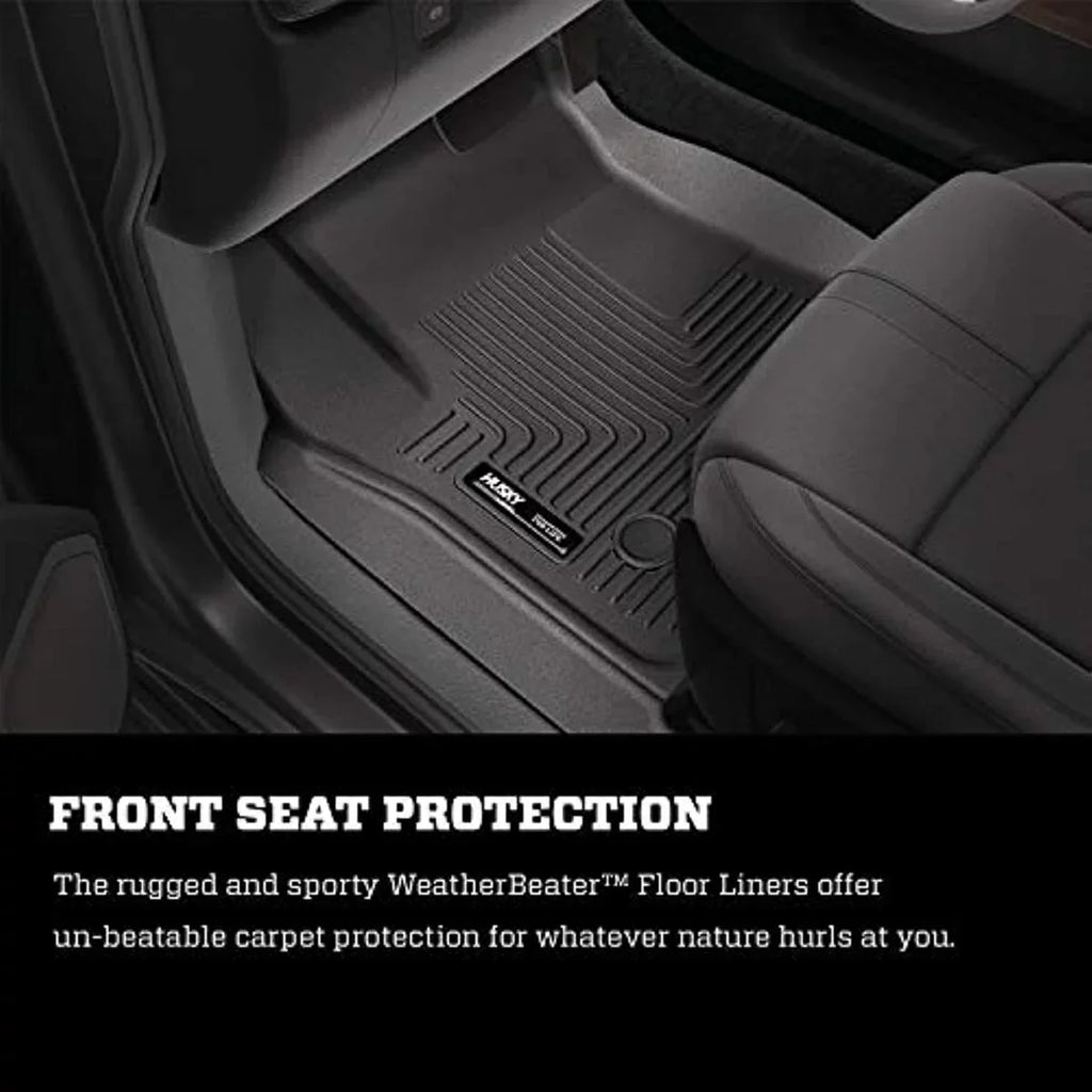Husky by RealTruck 2nd Seat Floor Liner Compatible with 17-19 Pacifica Compatible with select: 2017-2021 Chrysler Pacifica Touring L, 2020-2021 Chrysler Voyager