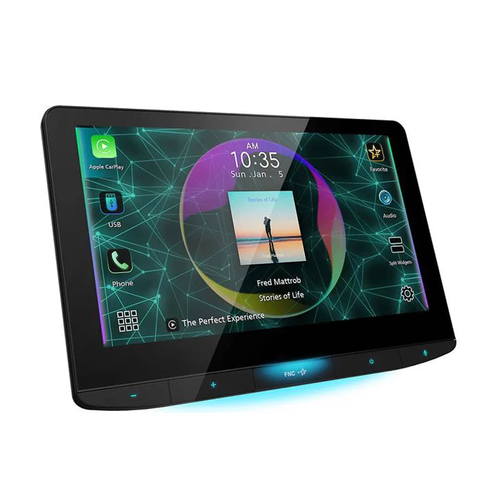 New JVC KW-Z1000W 10.1 Inch Digital Multimedia Receiver with License Plate Camera