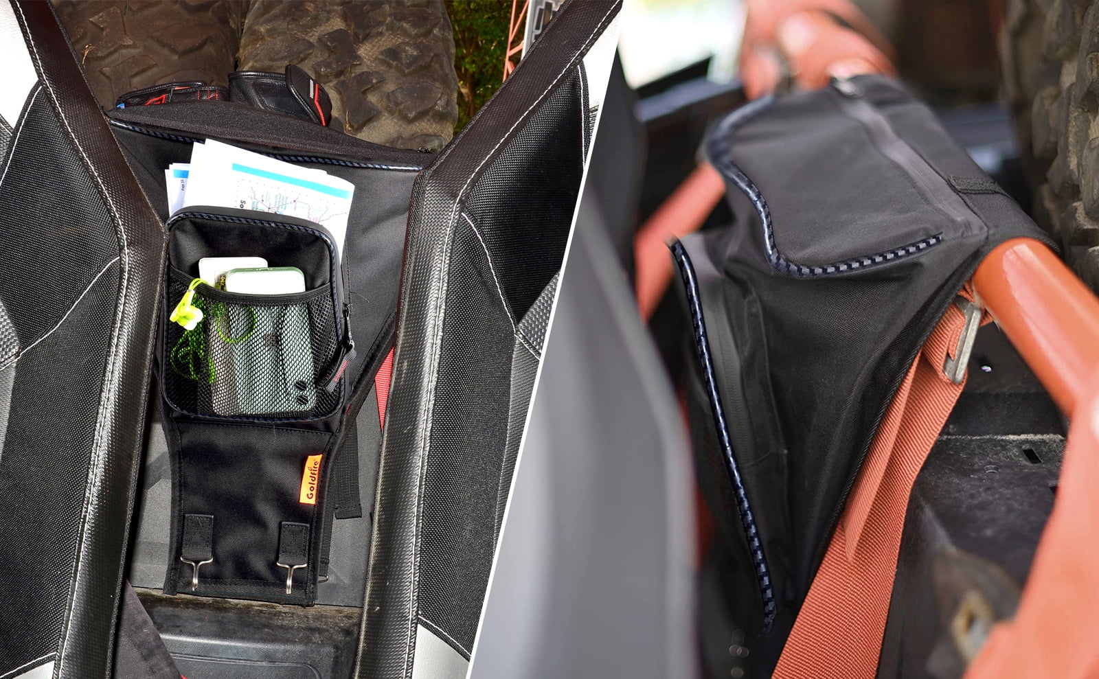 UTV Accessories 1680D RZR Storage Cab Pack RZR Center Seat Storage Bag Fits For POLARI RZR 1000 XP RZR 800 800S RZR 570 900