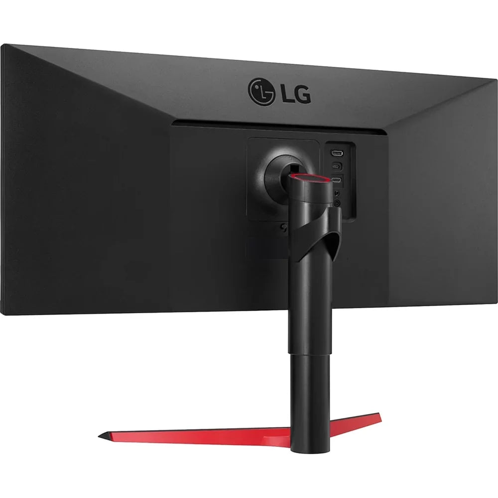 Open Box LG 34WP65G-B UltraWide Monitor 34" 21:9 Full HD (2560 x 1080) IPS Monitor, VESA DisplayHDR 400, AMD FreeSync, Height and Tilt Adjustable Stand - Black