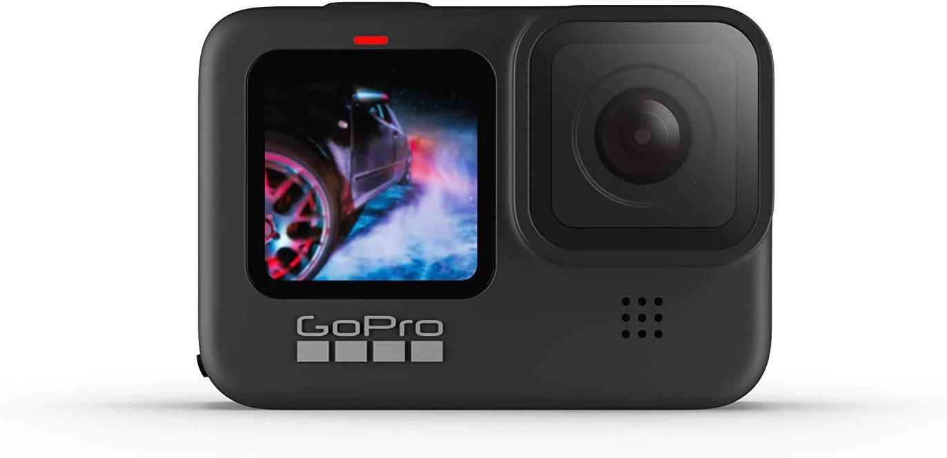 GoPro CHDRB-902-RW HERO9 Black 23.6MP Action Camera Bundle with Remote, Spare Battery and Carrying Case