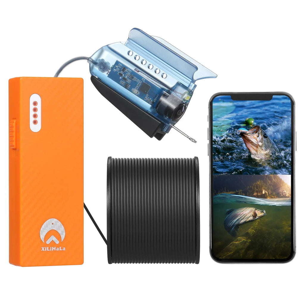 Gofishup 1080P Underwater Fishing Camera Fish Finder with APP Control, Live Video for Ice Lake Sea Boat Kayak Fishing