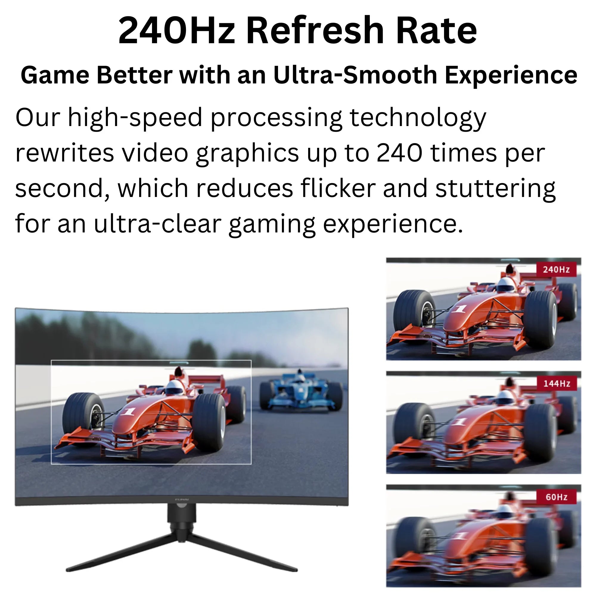 Funai 32" FHD 240Hz, 1ms, HDR, VA, AMD FreeSync™ Premium Enabled Gaming Monitor (FGM-32F445)