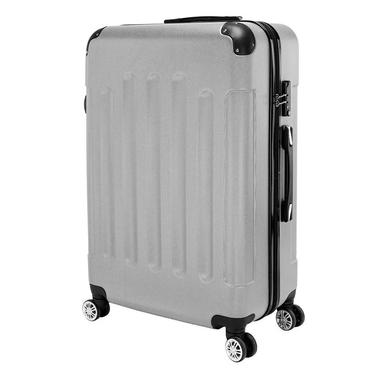 Fithood 3-in-1 Portable ABS Trolley Case 20" / 24" / 28" Gray