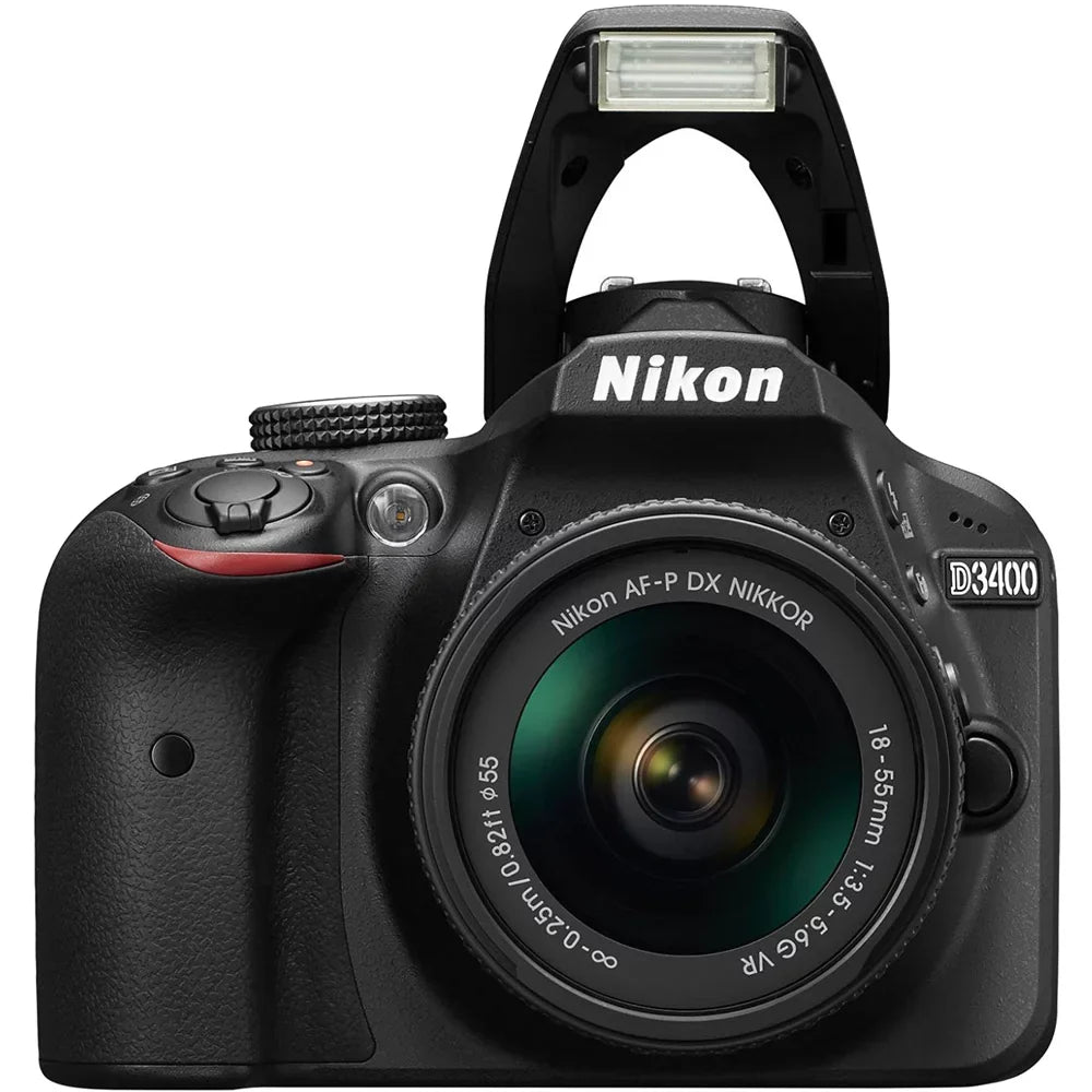 Renewed Nikon D3400 24.2 MP DSLR Camera with 18-55mm VR Lens Kit 1571B (Black) (Refurbished)