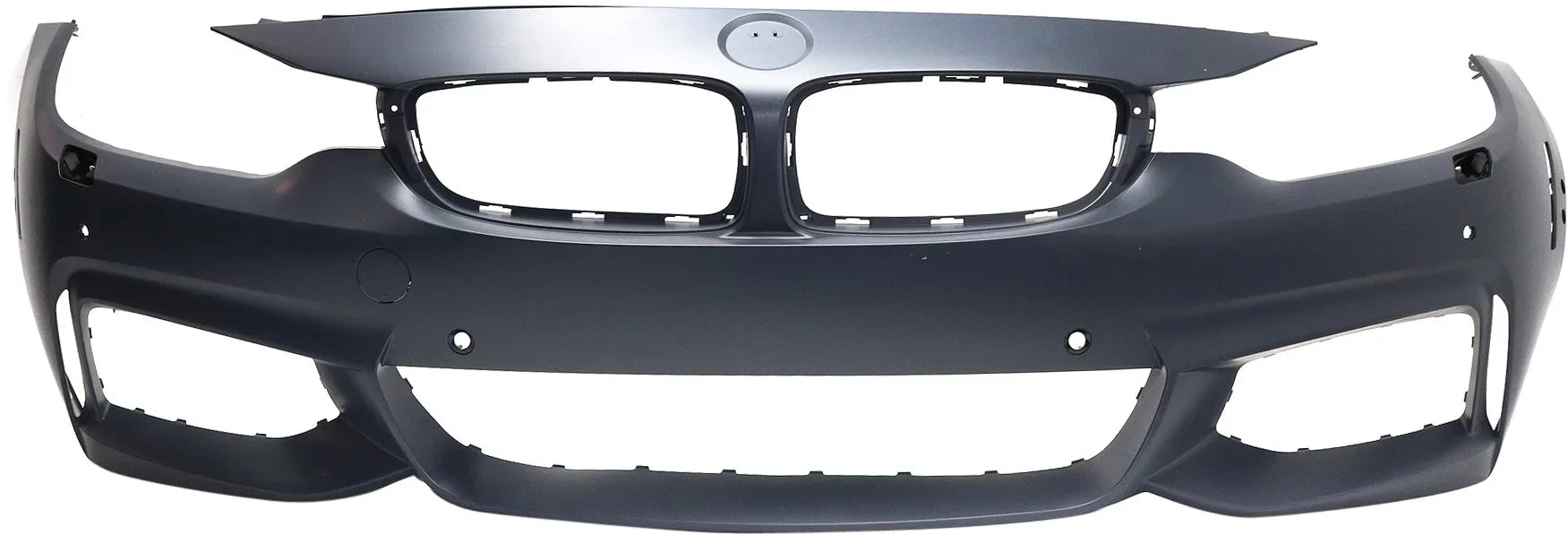 Front BUMPER COVER Compatible For BMW 4-SERIES 2014-2018 Primed with M Sport Line with HLW PDC Sensor Holes/IPAS/Cam Conv/Coupe/HB - CAPA