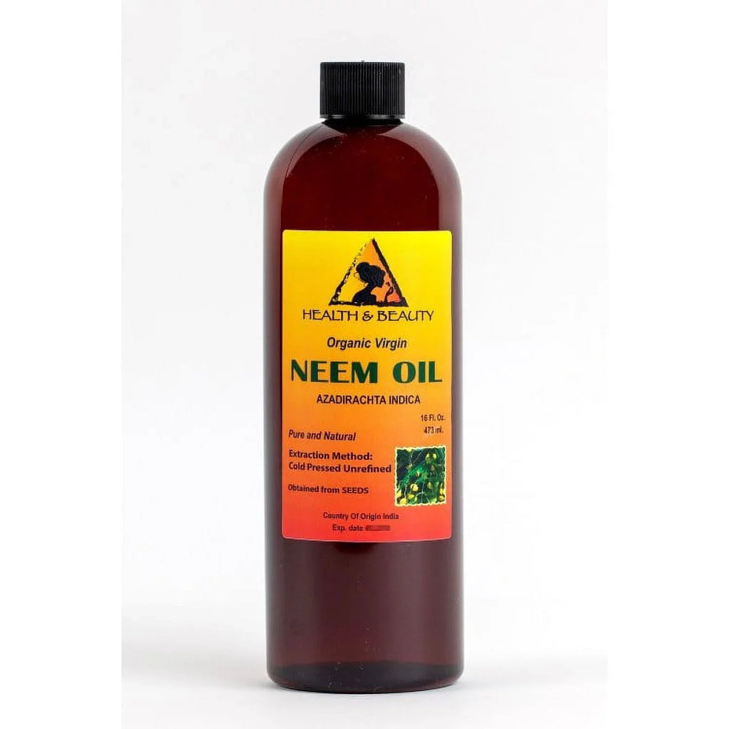 NEEM OIL ORGANIC UNREFINED CONCENTRATE VIRGIN COLD PRESSED RAW PURE 32 OZ