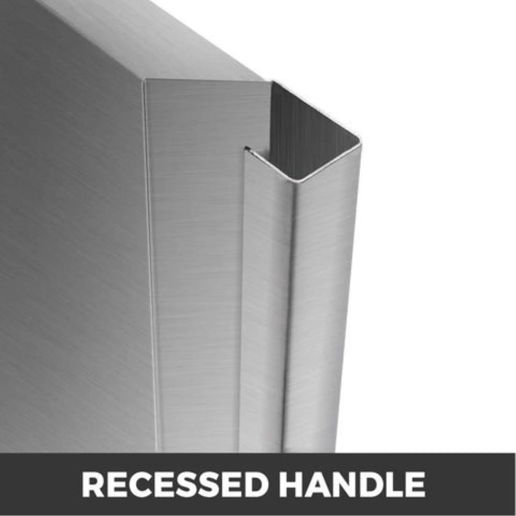 24"x 24" Bbq Access Double Door Outdoor Kitchen Island Stainless Steel Walled