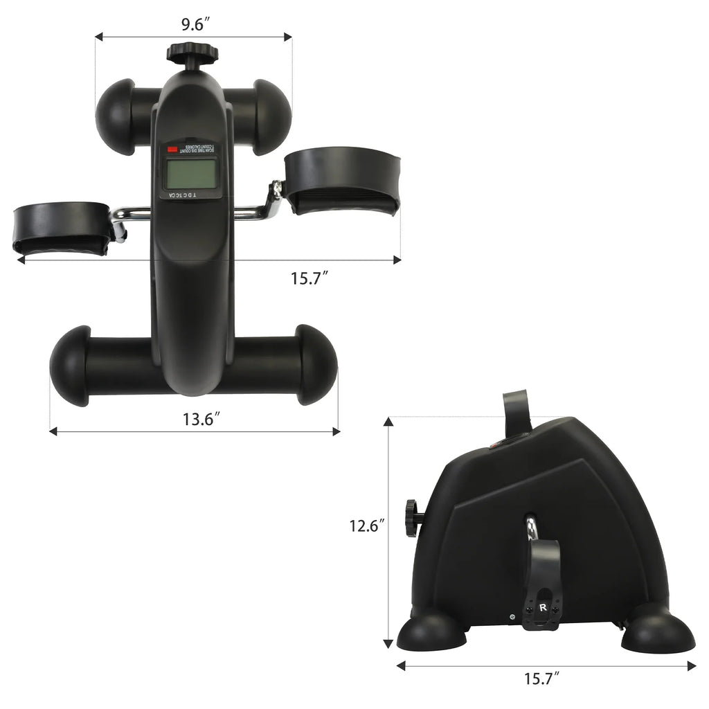 Portable Mini Exercise Bike with LCD Panel - Not specified - 8.38 - Improve health with this versatile mini exercise bike!