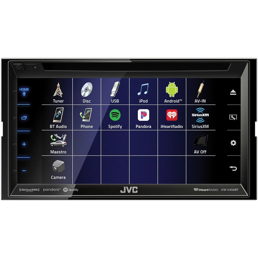 JVC Mobile KW-V350BT 6.8" Double-DIN In-Dash DVD Receiver with Bluetooth and SiriusXM Ready