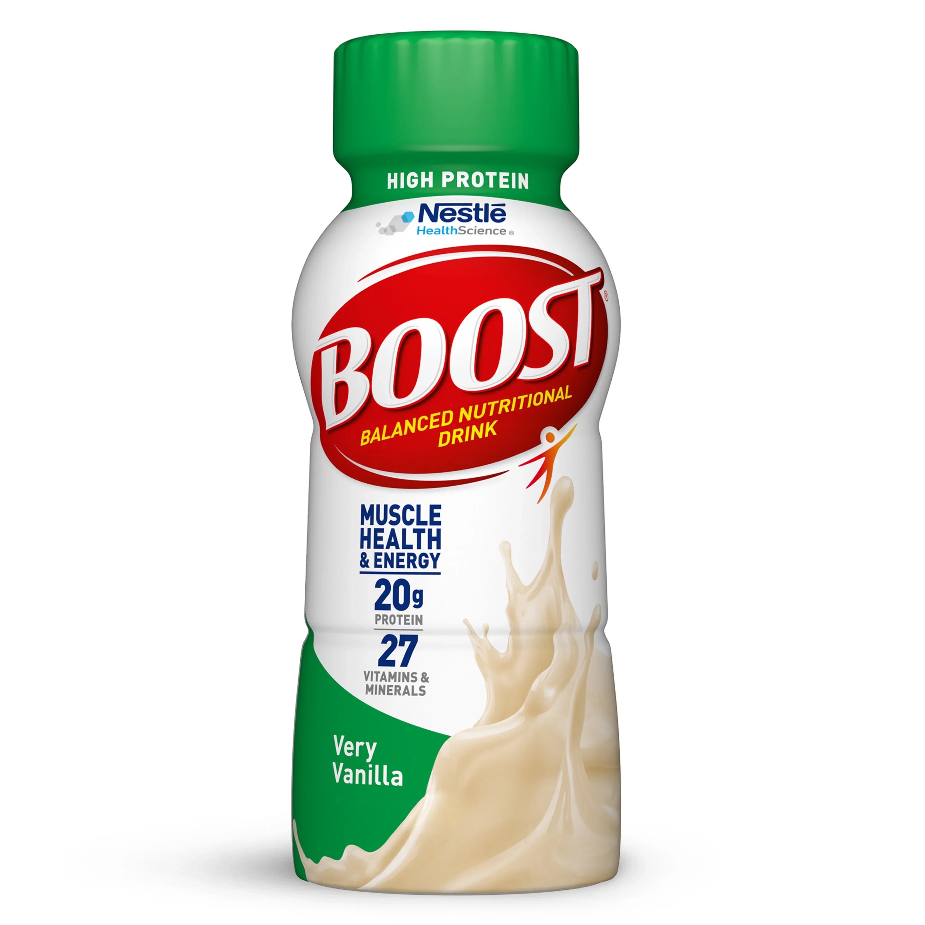 BOOST High Protein Ready to Drink Nutritional Drink, Very Vanilla, 24 Count (2 - 12 Packs)