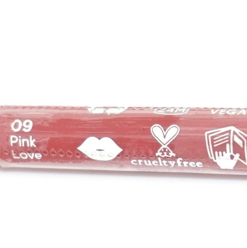 2 Pack Jordana Lipliner for Lips - Draw The Line Lipliner Pencil 09 Pink Love- .012 oz / .35 g