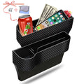 FOAUUH 2 Pack Car Seat Gap Filler Organizer,Multifunctional Car Seat Organizer with Cup Holders 2 Seat Hooks for Drink,Car Organizer Front Seat