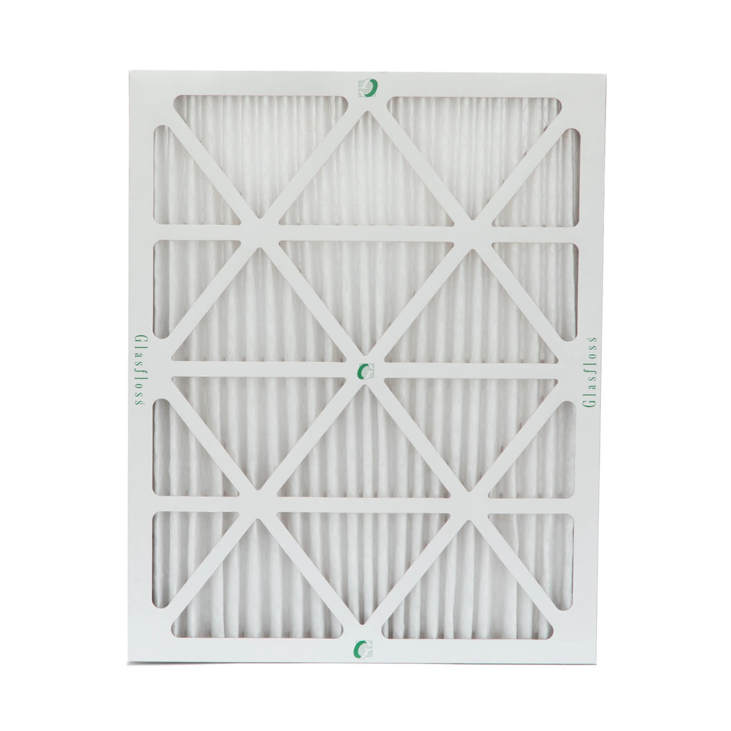 3 Pack of 18x25x2 MERV 10 Pleated 2" Inch Air Filters by Glasfloss. Actual Size: 17-1/2 x 24-1/2 x 1-3/4