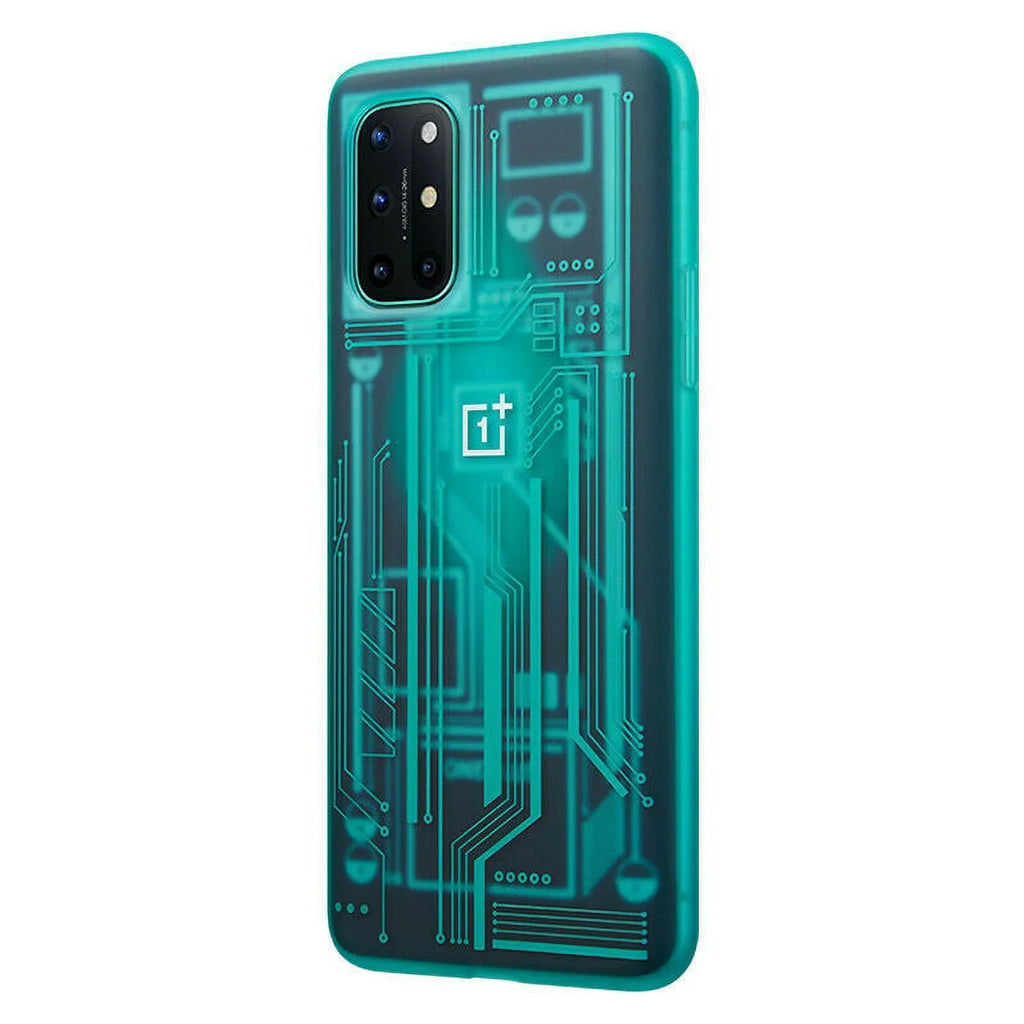 Original OnePlus 8T Quantum Bumper Case  Cyborg Cyan