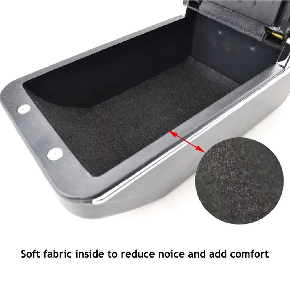 XUKEY For Honda Fit / Jazz 2002-2008 Duel Central Console Armrest Storage Compartment
