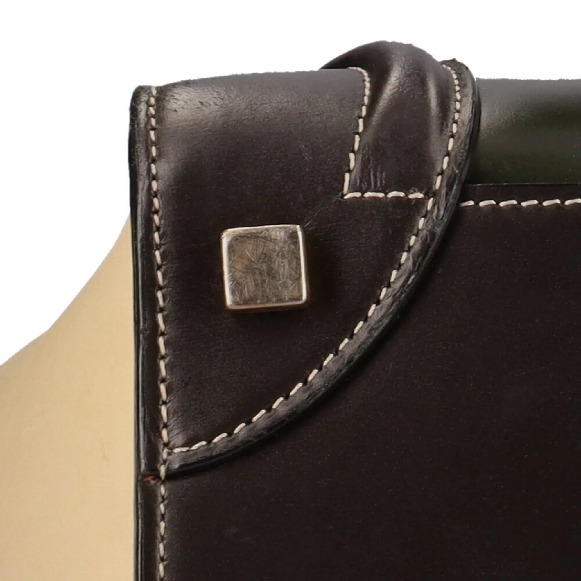 Pre-Owned Celine CELINE Micro Shopper Luggage Handbag Calf Ladies (Good)